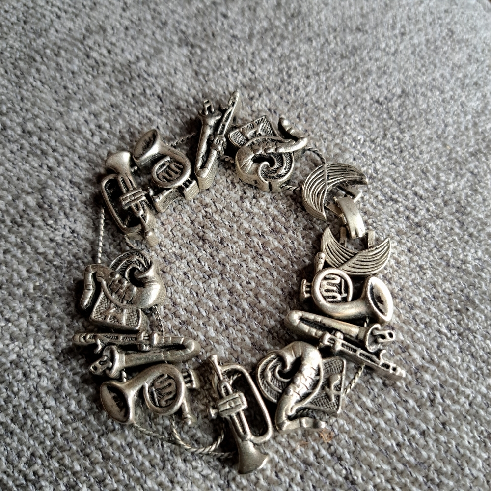 Musical Instruments 80 Percent Silver Bracelet